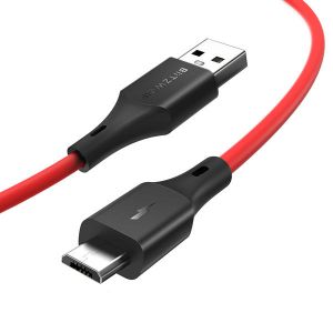 Diamond Wings Store ניסוי BlitzWolf® BW-MC13 Micro USB Charging Data Cable 3ft/0.91m For Samsung S7 S6 Xiaomi Redmi Note 5