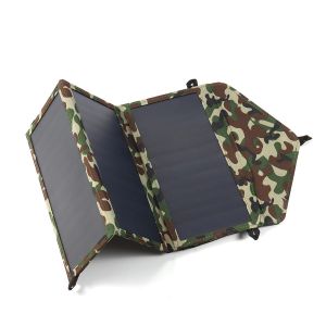 Diamond Wings Store ניסוי 30W 5V Dual USB Prot Sunpower Solar Panel Foldable Power Bank Phone Charger