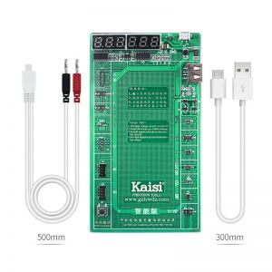 Diamond Wings Store ניסוי Kaisi 9208 Phone Battery Activation Board Plate Charging USB Cable Jig for iPhone 4 -8X VIVO Huawei Samsung xiaomi Circuit Test