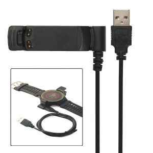 Diamond Wings Store ניסוי USB Charger Dock Cable for Garmin D2 Fenix Fenix2 Quatix Tactix Hiking GPS Watch