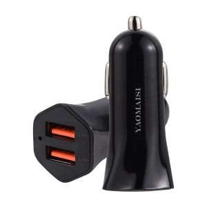 Diamond Wings Store ניסוי YAOMAISI 4.8A Dual USB Fast Car Charger For iPhone X 8Plus OnePlus 5 Xiaomi Mi6 Redmi Note 4 Mi A1