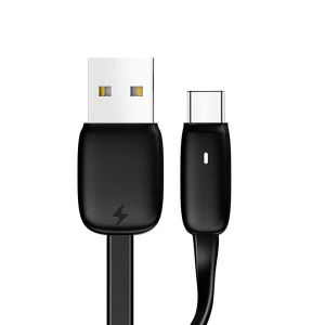 Diamond Wings Store ניסוי USAMS U6 Anti-winding Micro USB Flat Fast Charging Data Cable 1.2M For Xiaomi Redmi Note 5 S7 S6
