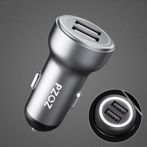 Diamond Wings Store ניסוי PZOZ 4.8A Dual USB Fast Charging Car Charger Adapter For iPhone Xr X Xs Max Xiaomi Mi9 Mi8 S9 S10 S10+
