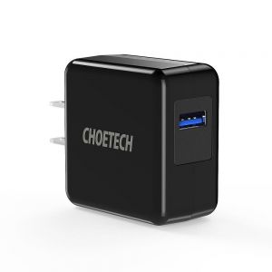 Diamond Wings Store ניסוי CHOETECH US 18W QC3.0 Quick Charger USB Wall Charger Power Adapter for Smartphone Tablet 