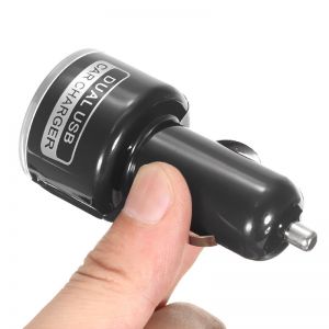 Diamond Wings Store ניסוי Bakeey 3.1A 2USB Ports Fast Charging Halo Car Charger For iPhone X 8/8Plus Samsung S8 Xiaomi 5 mi6