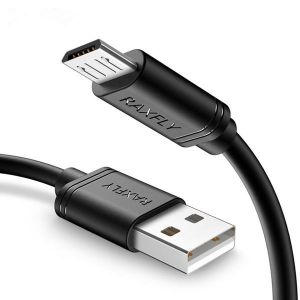 Diamond Wings Store ניסוי RAXFLY 2.4A Micro USB Fast Charging Data Cable 0.3M For Xiaomi Redmi Note 5 6 S7 Camera MP4
