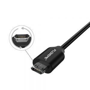 Diamond Wings Store ניסוי FLOVEME 1m3.3ft Double Sided Plug Design MICRO USB Charging Date Cable For Samsung Galaxy S6 S7 S7edge edge Pl