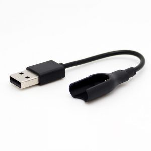 Diamond Wings Store ניסוי Original 17cm TPE USB Charging Cable For Xiaomi Miband 2