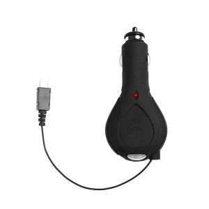 Diamond Wings Store ניסוי TIROL T20726 Car Charger with 1m Wire Cigarette Lighter Socket Charging for Mirco USB Phone Samsung