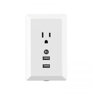 Diamond Wings Store ניסוי  2.4A Fast Charging Intelligent Charger 3 In 1 US Plug Smart USB Wall Socket With LED