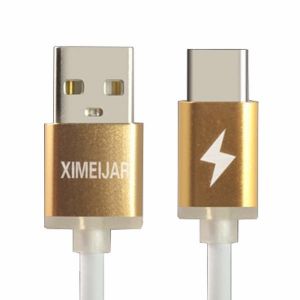 Diamond Wings Store ניסוי XIMEIJAR 1m 3.3ft USB3.1 2.1A 10Gpbs Android Universal TPE Type-c Data Cable For Macbook Meizu Pro5