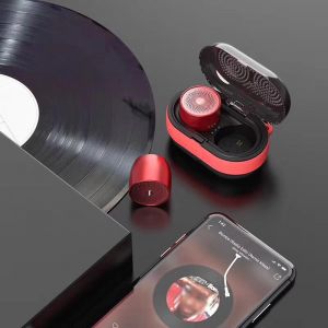 Diamond Wings Store ניסוי 2 In 1 Portable Magnetic bluetooth 5.0 TWS Speaker Hands-free Wireless Stereo With Metal Charging Case