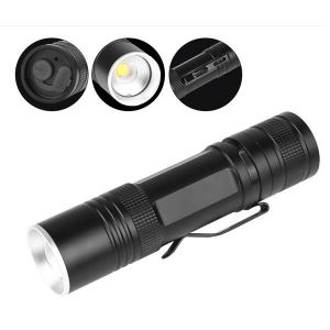 Diamond Wings Store ניסוי XANES® 1473 XHP50 Flashlight Telescopic Zoom 3 Modes USB Charging Torch Light Waterproof Hunting Portable Work Light 18650