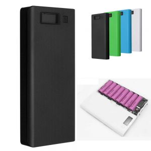 Diamond Wings Store ניסוי 30000mAh DIY Portable Charger Charge Dual USB Battery Power Bank Case 8x18650