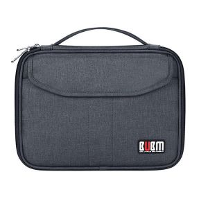 Diamond Wings Store ניסוי BUBM PBSM-B Double Layer Multifunction Digital Storage Bag USB Cable Bag Charger Earphone Organizer