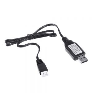 Diamond Wings Store ניסוי HBX 7.4V 2S Li-ion Battery Charger USB Charging Cable for 16889 1/16 RC Vehicles Spare Parts 18859E-E001
