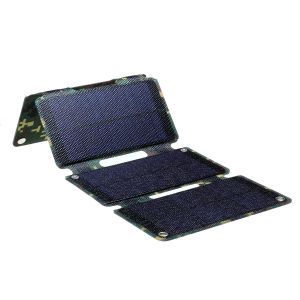 Diamond Wings Store ניסוי 18W USB ETFE Sunpower Foldable Solar Panel Outdoor Camping Power Bank Charger 