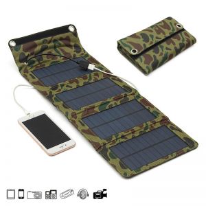 Diamond Wings Store ניסוי IPRee® 7W 5.5V Portable Folding Solar Panel USB Charger Mobile Power Source For Cell Phone GPS Camera 