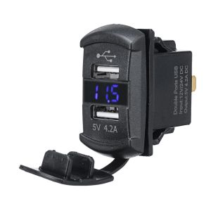 Diamond Wings Store ניסוי USB Charger For Polaris UTV RZR RZR4 Ranger XP 1000 900 800 Crew 2015 2016