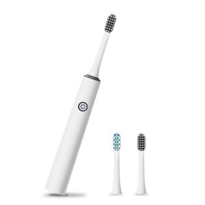 Diamond Wings Store ניסוי USB Electric Toothbrush Fast Charging 4 Smart Modes IPX6+2 Brush Heads W/ Timer Function
