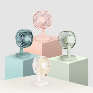 Diamond Wings Store ניסוי  LyRay YS2911 Table Fan Mini Portable USB Charging Fan Low Noise Durable Life Natural Wind Lightweight Fan