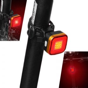 Diamond Wings Store ניסוי XANES TL07 COB LED 6 Modes Bike Tail Light Waterproof USB Charging Warning Light