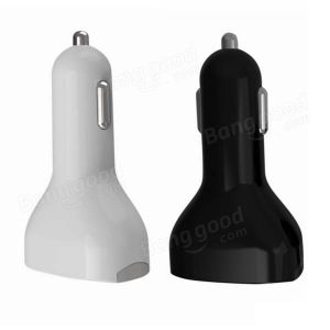 Diamond Wings Store ניסוי Car Charger 3 Port Three USB iPHone iPad  Labtop Current Adapter 5V 5.2A 26W 