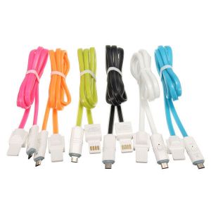 Diamond Wings Store ניסוי OTG 2 in1 Double USB Micro USB Cable Sync Data Charger Cable for Tablet Cell Phone