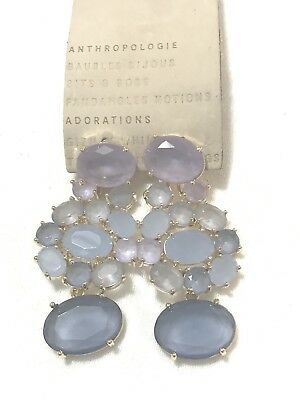 Diamond Wings Store קטגוריית בת 2    ANTHROPOLOGIE LEORA POST MAUVE EARRINGS(FOR PIERCED EARS) --NEW W/ TAG