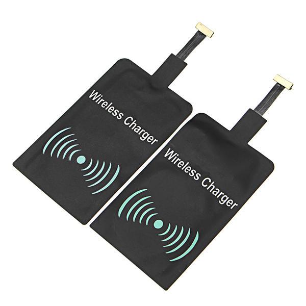 Diamond Wings Store ניסוי Bakeey Qi Wireless Charger Receiver Charging Adapter Micro USB For Samsung Xiaomi 