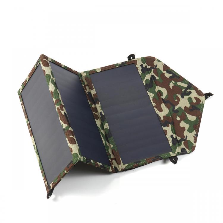 Diamond Wings Store ניסוי 30W 5V Dual USB Prot Sunpower Solar Panel Foldable Power Bank Phone Charger