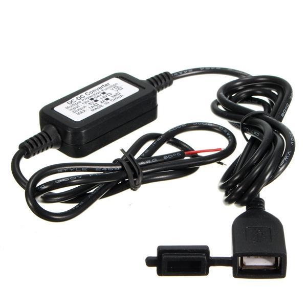 Diamond Wings Store ניסוי DC12-24V Waterproof 5V 2A Motorcycle USB Charger For Phone GPS Tablet