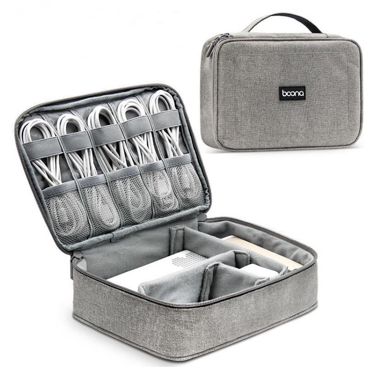 Diamond Wings Store ניסוי Boona 23cm*16cm Digital Accessories Storage Bag U Disk Memory Card USB Cable USB Charger Organizer Travel Bag