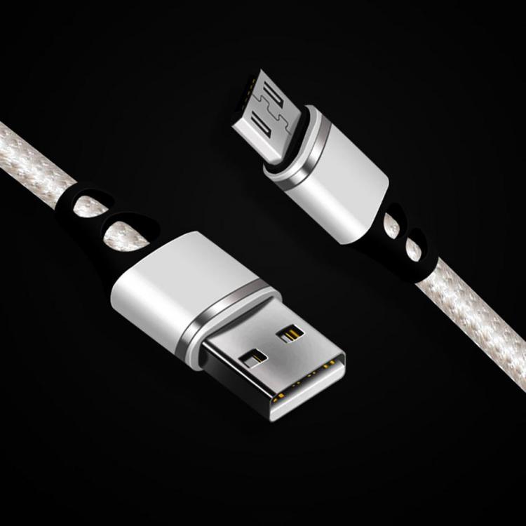 Diamond Wings Store ניסוי Bakeey 2.1A Micro USB Nylon Weave Fast Charging Data Cable For Redmi Xiaomi HUAWEI 