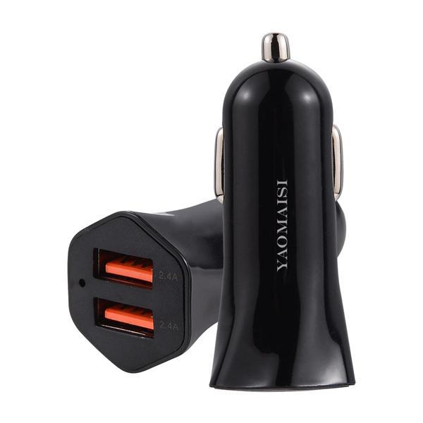 Diamond Wings Store ניסוי YAOMAISI 4.8A Dual USB Fast Car Charger For iPhone X 8Plus OnePlus 5 Xiaomi Mi6 Redmi Note 4 Mi A1