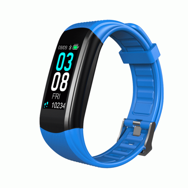 Diamond Wings Store ניסוי Bakeey C3PLUS 0.96inch IPS Color Screen USB Charging Heart Rate Blood Pressure Monitor Health Smart Watch