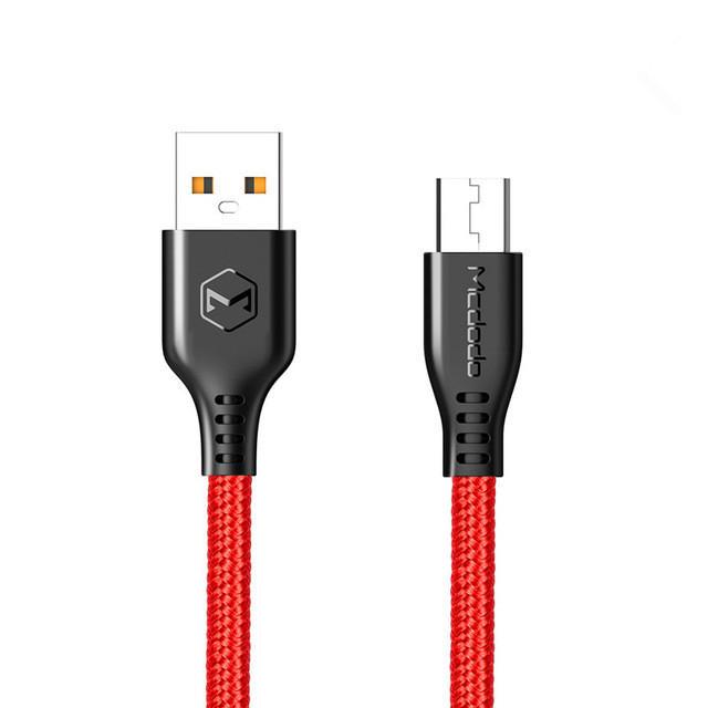 Diamond Wings Store ניסוי MCDODO 2.4A Fast Micro USB Data Cable Charger Data Microusb Charging Cable For Samsung Huawei Xiaomi 
