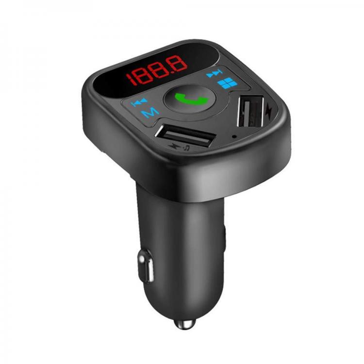 Diamond Wings Store ניסוי iMars Car Charger Bluetooth Audio Receiver LCD Display MP3 Dual-load USB Multi-function Player