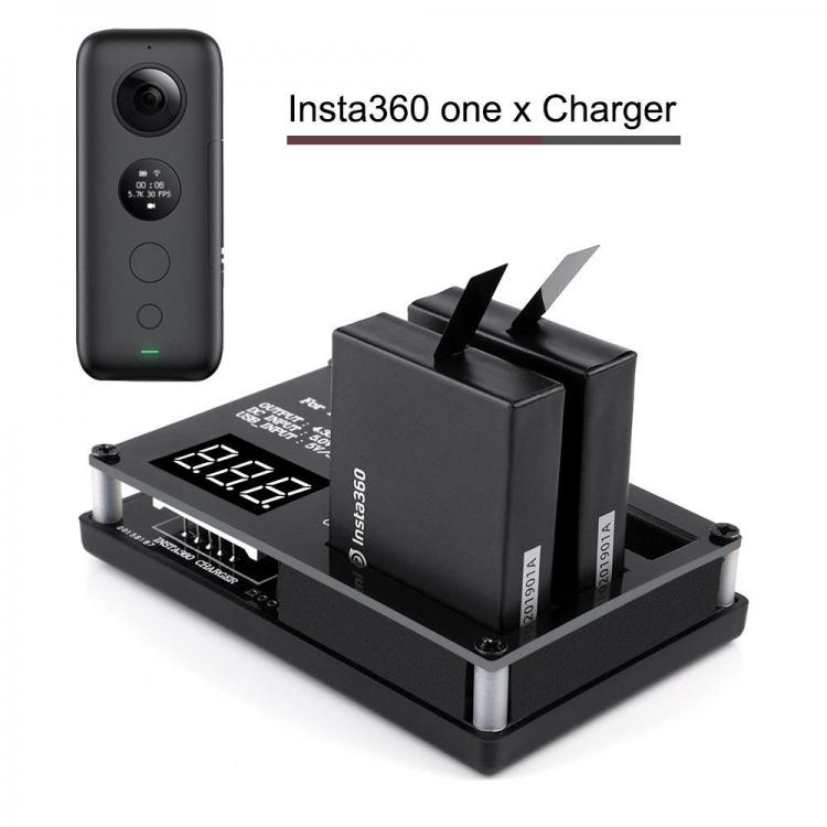 Diamond Wings Store ניסוי Rcharlance 3 in 1 3X5.22W 3X1.2A Micro USB Charger Quick Battery Charging with 12V 3A Adapter for Insta360 ONE X Camera