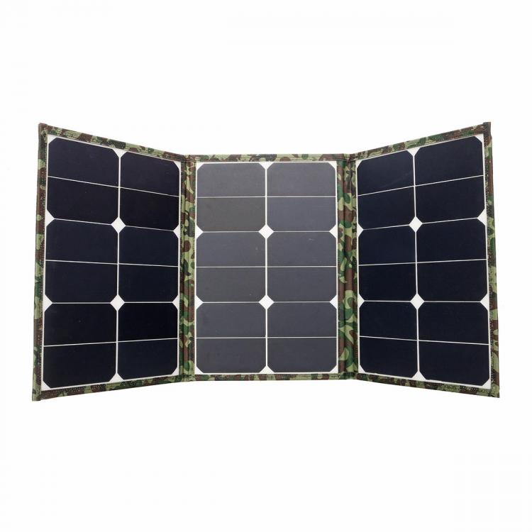 Diamond Wings Store ניסוי 90W Foldable Solar Panel Dual USB Battery Charger Power Bank Camping Hiking