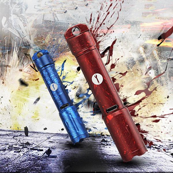 Diamond Wings Store ניסוי Dito Glare XPG R5 600LM Charging Indicator USB Rechargeable EDC LED Flashlight with Camping Hole