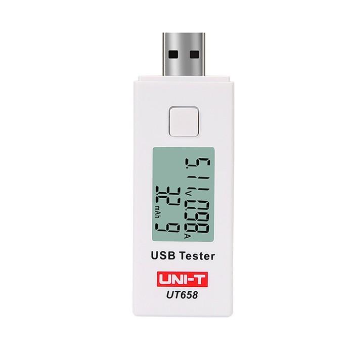 Diamond Wings Store ניסוי UNIT UT658 3-9V 0-3A 0-9999mAh Digital LCD Display USB Tester Charger Current Voltage Capacity Tester DC Voltmeter