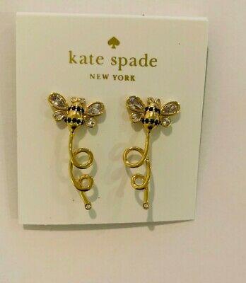 Diamond Wings Store קטגוריית בת 2    Kate Spade New York Picnic Perfect Bee Ear Pin Earrings